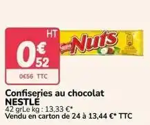 Promocash Nestlé - confiseries au chocolat offre