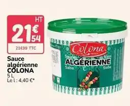 Promocash Colona - sauce algérienne offre