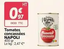Promocash Tomates concassees offre