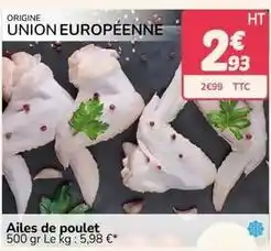Promocash Ailes de poulet offre