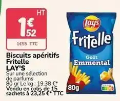 Promocash Lay's - biscuits apéritifs fritelle offre