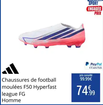 Adidas Chaussures de football moulées F50 Hyperfast league FG Homme