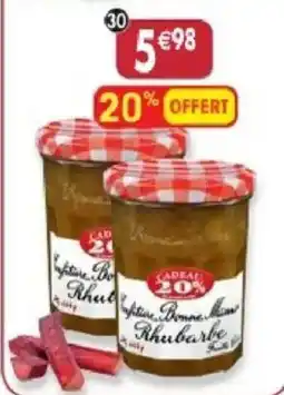 Maximo Cadeau Rhubarbe offre