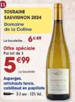 Maximo Domaine de la Colline Touraine Sauvignon offre