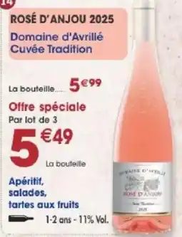 Maximo Domaine d'Avrillé ROSÉ D'ANJOU 2025 offre