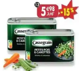 Maximo Cassegrain Petits pois & carottes offre