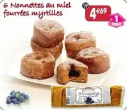 Maximo Nonnettes au miel fourrées myrtilles offre