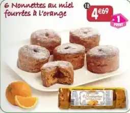 Maximo Nonnettes au miel fourrées à l'orange offre