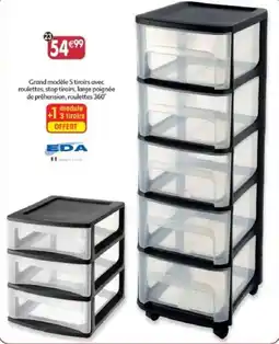 Maximo EDA Grand modèle 5 tiroirs offre