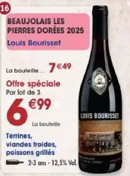 Maximo Louis Bourisset Beaujolais Les Pierres Dorées 2025 offre