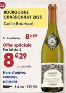 Maximo Collin Bourisset Bourgogne Chardonnay 2025 offre