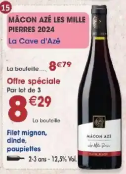 Maximo La Cave d'Azé Mâcon Azé offre