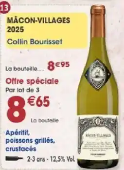 Maximo Collin Bourisset Mâcon-Villages 2025 offre