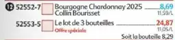 Maximo Collin Bourisset Bourgogne Chardonnay 2025 offre