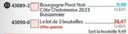 Maximo Buissonnier Bourgogne Pinot Noir offre