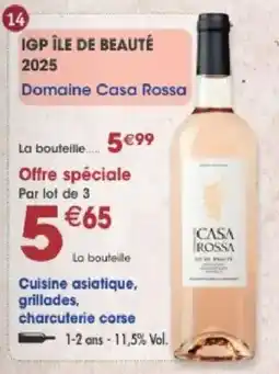 Maximo Domaine Casa Rossa IGP ÎLE DE BEAUTÉ 2025 offre