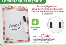 Maximo Mémo Le tableau aimanté effaçable offre