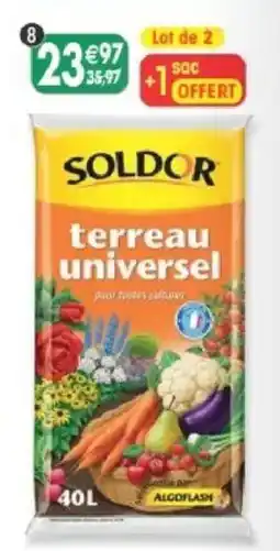 Maximo SOLDOR terreau universel offre