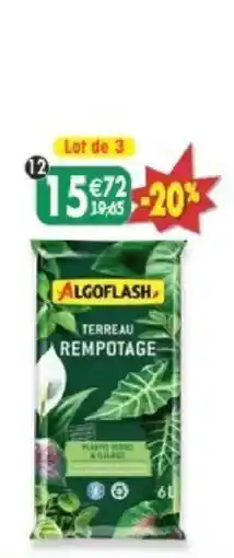 Maximo ALGOFLASH TERREAU REMPOTAGE offre