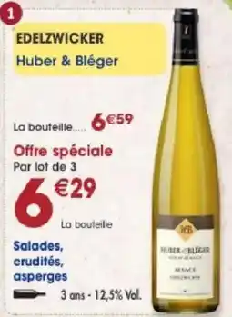 Maximo EDELZWICKER Huber & Bléger offre