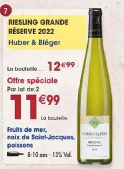 Maximo Huber & Bléger Riesling Grande Réserve 2022 offre