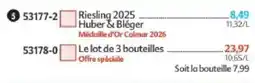 Maximo Huber & Bléger Riesling 2025 offre
