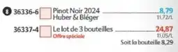 Maximo Huber & Bléger Pinot Noir 2024 offre