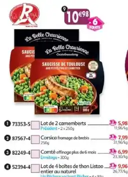 Maximo La Belle Chaurienne Saucisse de Toulouse offre