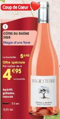 Maximo Magie d'une Terre CÔTES DU RHÔNE offre