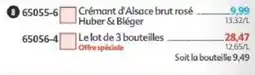 Maximo Huber & Bléger Crémant d'Alsace brut rosé offre
