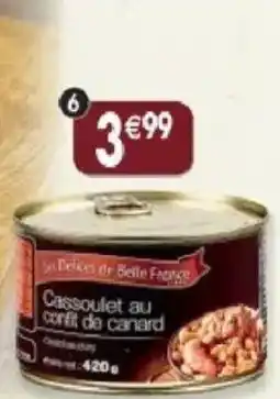 Maximo Les Délices de Belle France Cassoulet au confit de canard offre