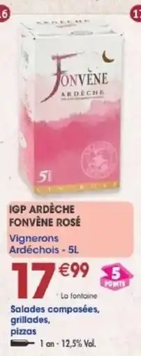 Maximo FONVÈNE IGP ARDÈCHE ROSÉ offre