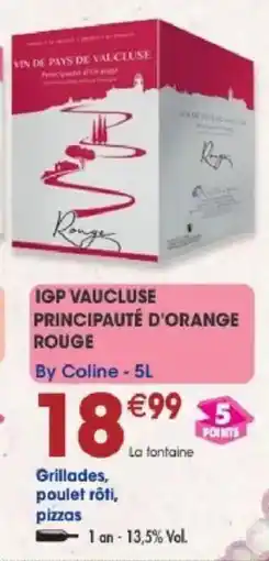 Maximo By Coline IGP Vaucluse Principauté d'Orange Rouge offre