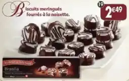 Maximo Brasilia Biscuits meringués fourrés à la noisette offre