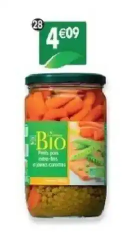 Maximo Bio Petits pois extra-fins et jeunes carottes offre