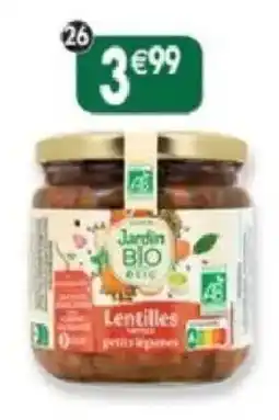 Maximo Jardin BIO Lentilles offre