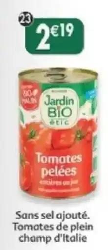 Maximo Jardin BIO Tomates pelées offre