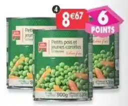 Maximo Belle France Petits pois et jeunes carottes offre