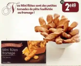 Les Délices de Bellemont Mini flûtes fromage