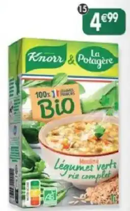 Maximo Knorr & Potagère Légumes verts riz complet offre
