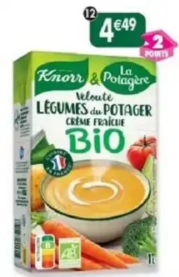 Maximo Knorr & La Potagère Velouté Légumes du Potager Crème Fraîche Bio offre