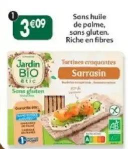 Maximo Jardin BIO étic Tartines craquantes Sarrasin offre