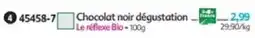 Maximo Le réflexe Bio Chocolat noir dégustation offre
