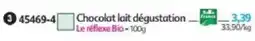 Maximo Le réflexe Bio Chocolat lait dégustation offre