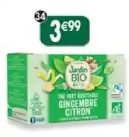 Maximo Jardin BIO Gingembre Citron offre