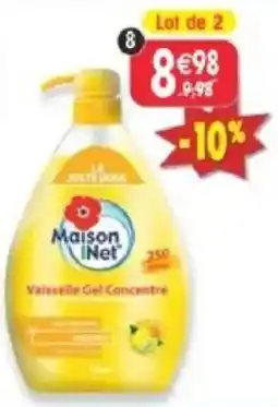 Maximo Maison Net Vaisselle Gel Concentre offre