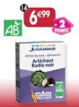 Maximo Juvamine Artichaut Radis noir offre