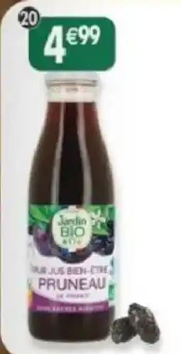 Maximo Jardin BIO Pur jus bien-être Pruneau offre