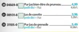 Maximo Jardin Bio' Pur jus bien-être de prunelle offre
