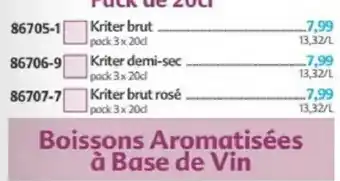 Maximo Kriter brut offre